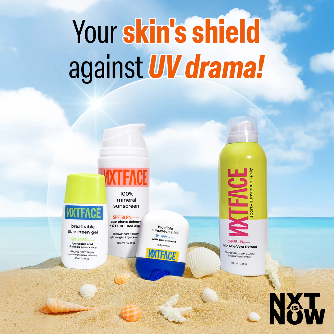 NXTFACE 100% Mineral Sunscreen - SPF 50 PA++++ | 100ml - Image 10
