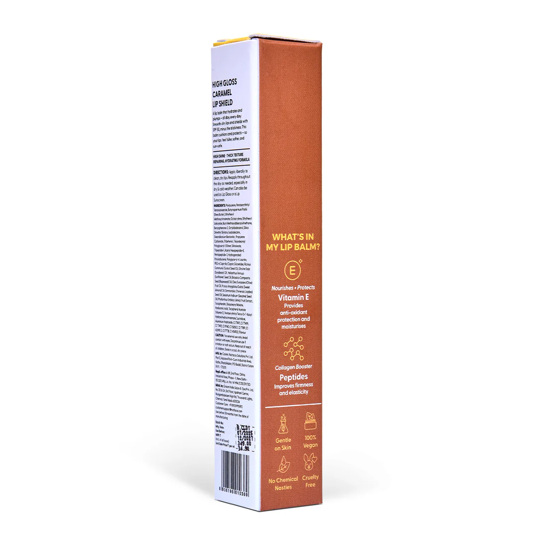 NXTFACE High Gloss Lip Shield Gelicious Caramel | 10ml - Image 12