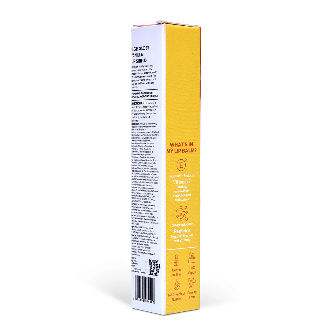 NXTFACE High Gloss Lip Shield Gelicious Vanilla | 10ml - Image 10