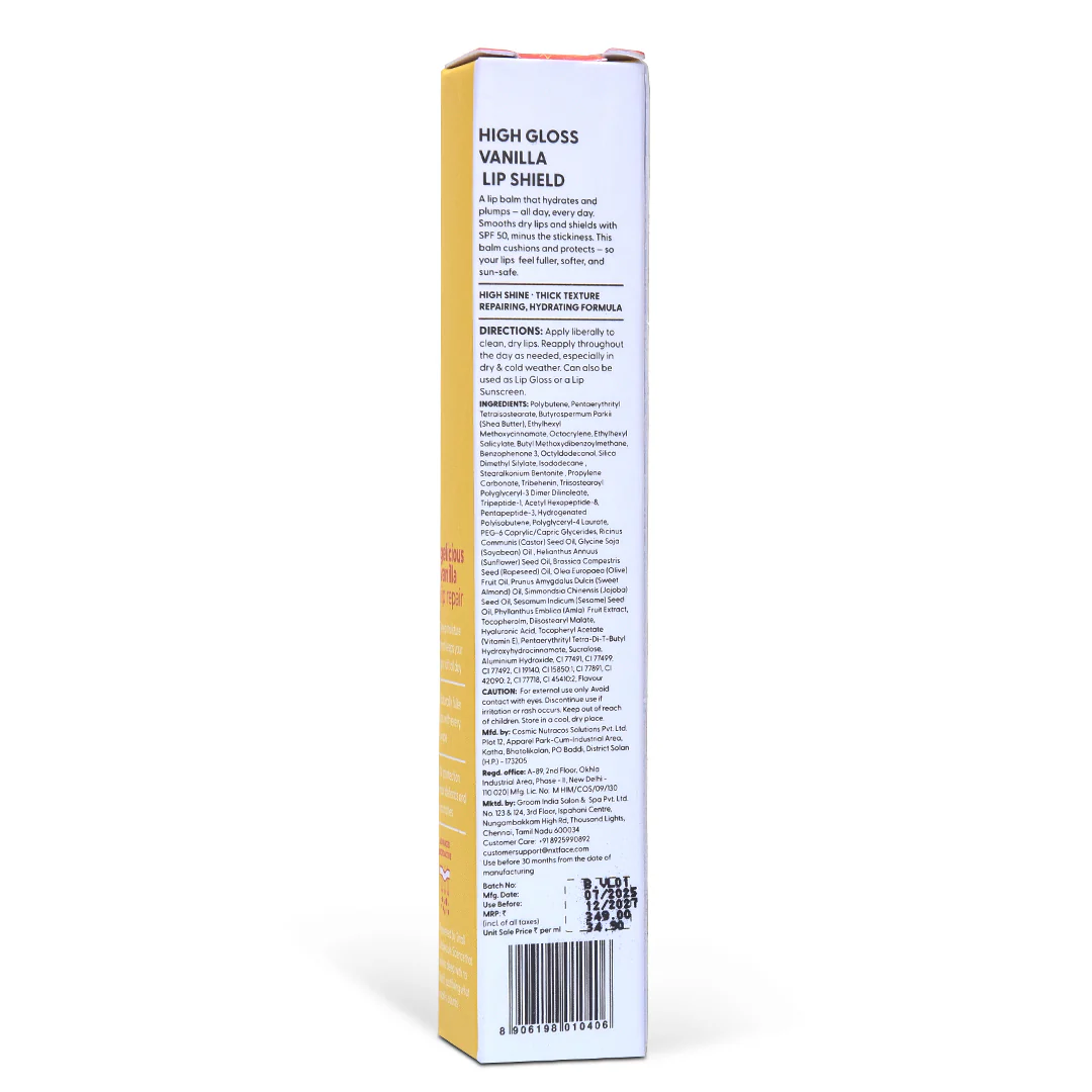NXTFACE High Gloss Lip Shield Gelicious Vanilla | 10ml - Image 13