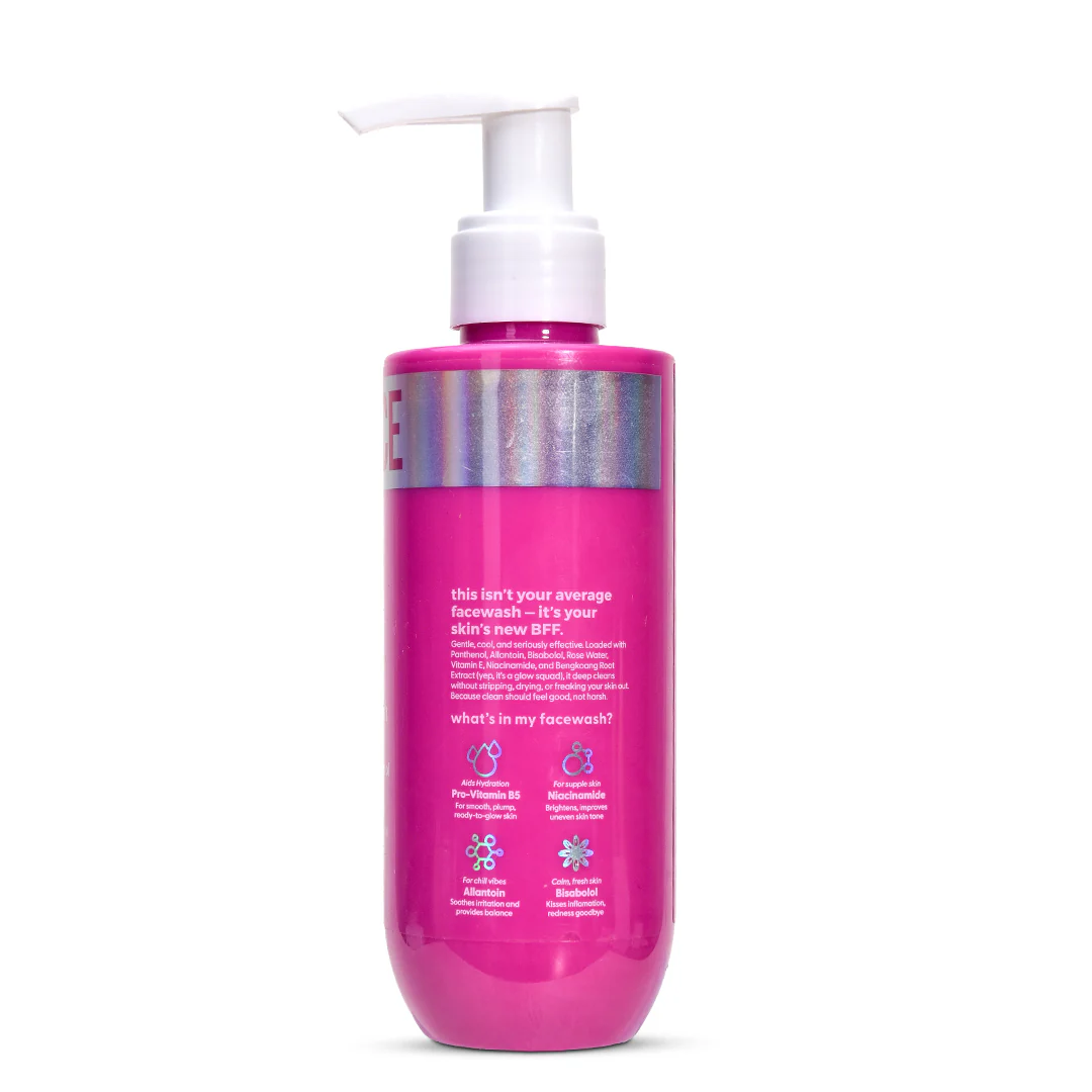 NXTFACE Zero Bubblin' Buzz Face Wash | Niacinamide + Rose Water + Bisabolol - Image 10